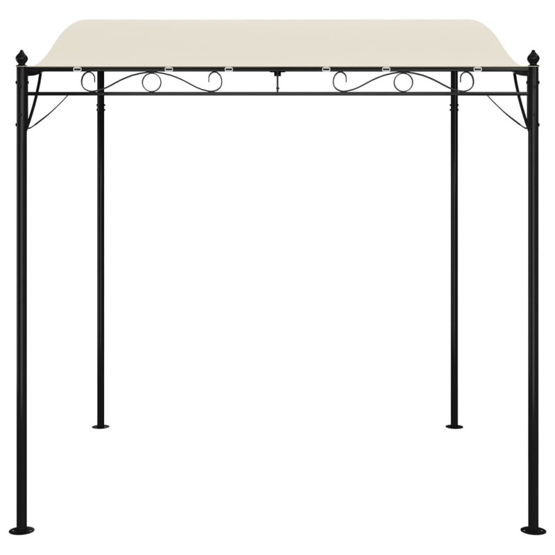 Betton 2m x 2m Steel Party Tent, Cream, Cream