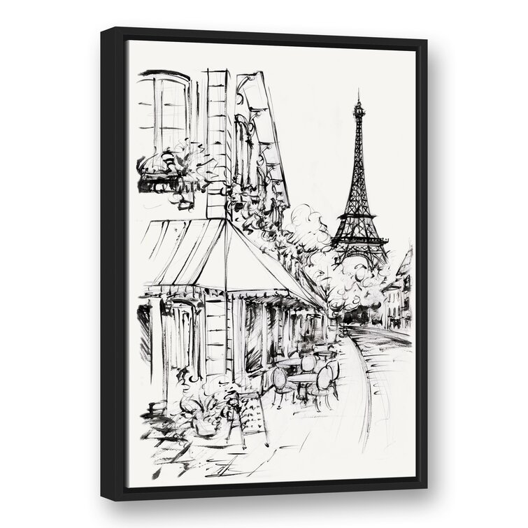 Paris France Eiffel Tower Pencil Drawing Sketch Painting by Luke Dwyer -  Fine Art America