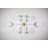 STELLA EVENING - Light 60" Sputnik Sphere Semi Flush Mount