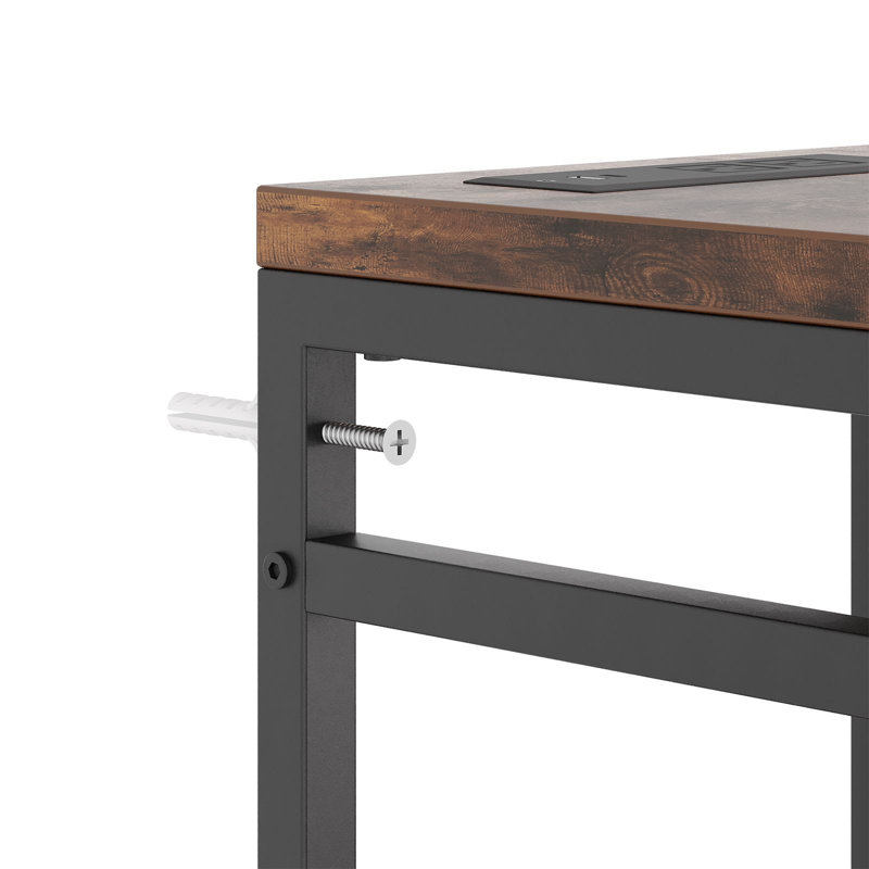 Commode moderne à 9 tiroirs avec station de charge Commode pour chambre à coucher Organisateur de commode robuste avec cordon d'alimentation Capacité de charge de 100 lb pour le dortoir du salon de la chambre à coucher