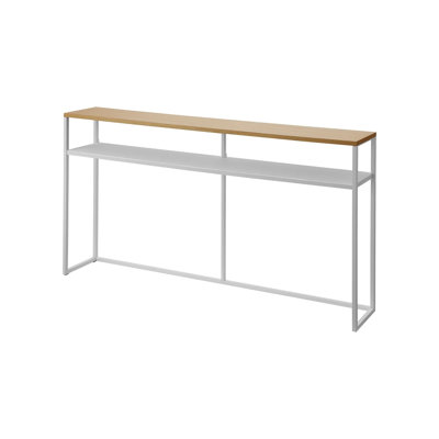  Yamazaki Home Tower Wood & Steel Console Table