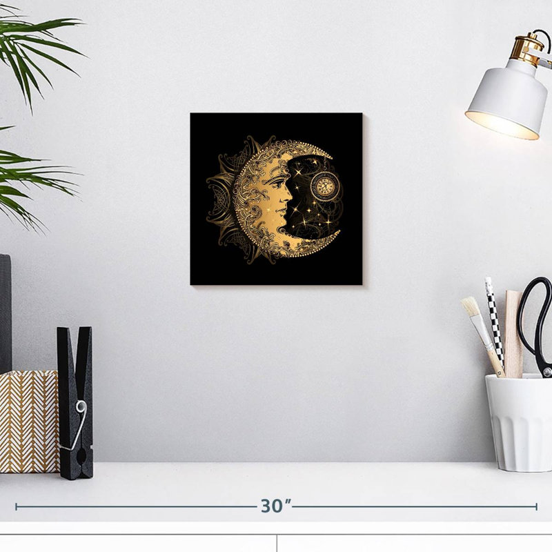 Croissant de lune Oberle Bohemian, H 10 po x l 10 po