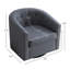 Fauteuil d'appoint moderne avec accoudoirs souples de 23,8 po de largeur avec pieds en bois massif-1924628349