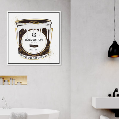 Luxurious Paint Can II - Graphic Art on Canvas