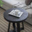 Table basse D23,5 x 24,5 po, noir
