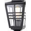 Lampadaire d'extérieur noir de 7 pouces Lafayette