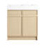 Ensemble de meuble-lavabo mural moderne 30 po avec lavabo en céramique