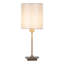 Square Stick Antique Brass Metal Bedside Table Lamp -370727543