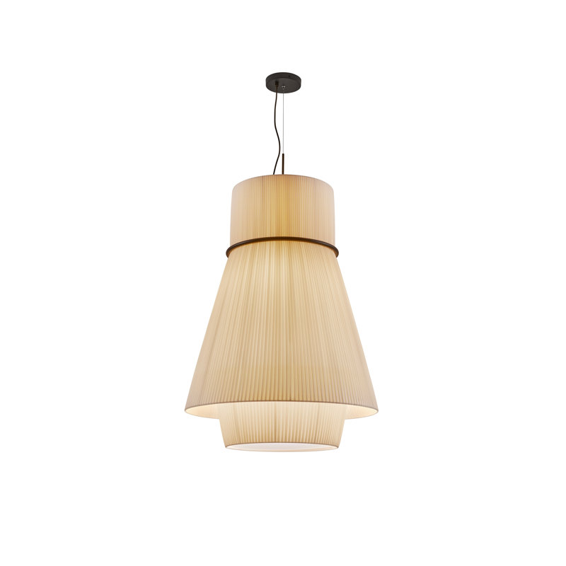 Folie 1 - Light Pendant, Cream Translucent Ribbon