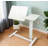 End Table Mobile Rolling Laptop Stand with Tilting Overbed Tray and Adjustable Height for Bedside Use-2117049813