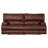 Anjuman 93" Leather Match Reclining Sofa-24676002-24734706-24734707
