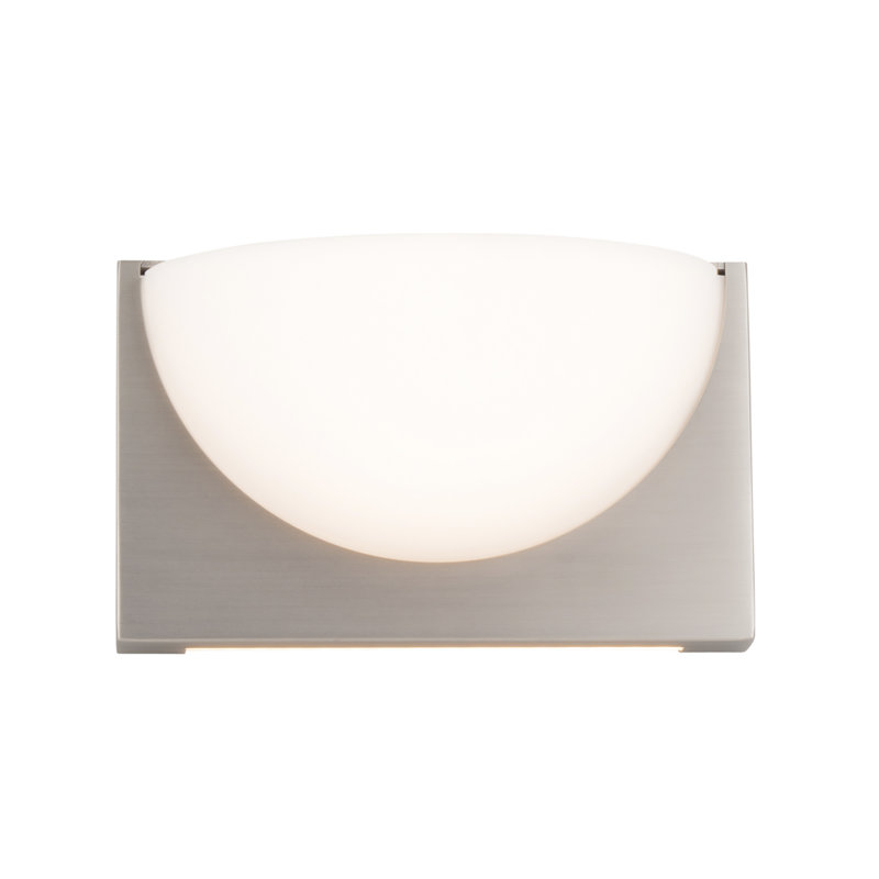 Cambell LED Flush Mounted Sconce, Brushed Nickel