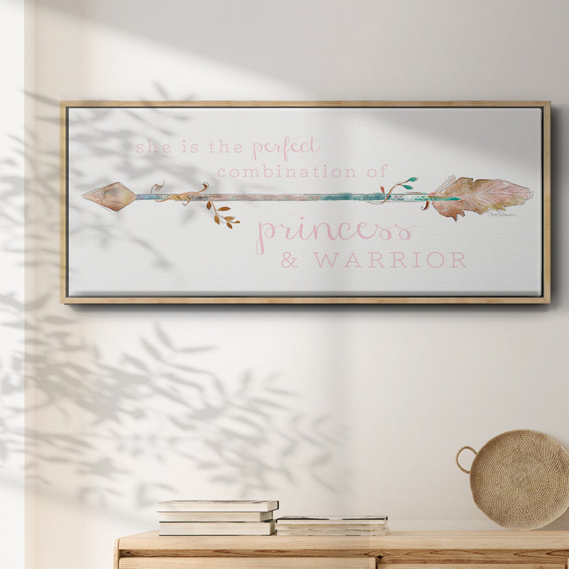 Princess & Warrior - toile encadrée, H 20 po x l 50 po