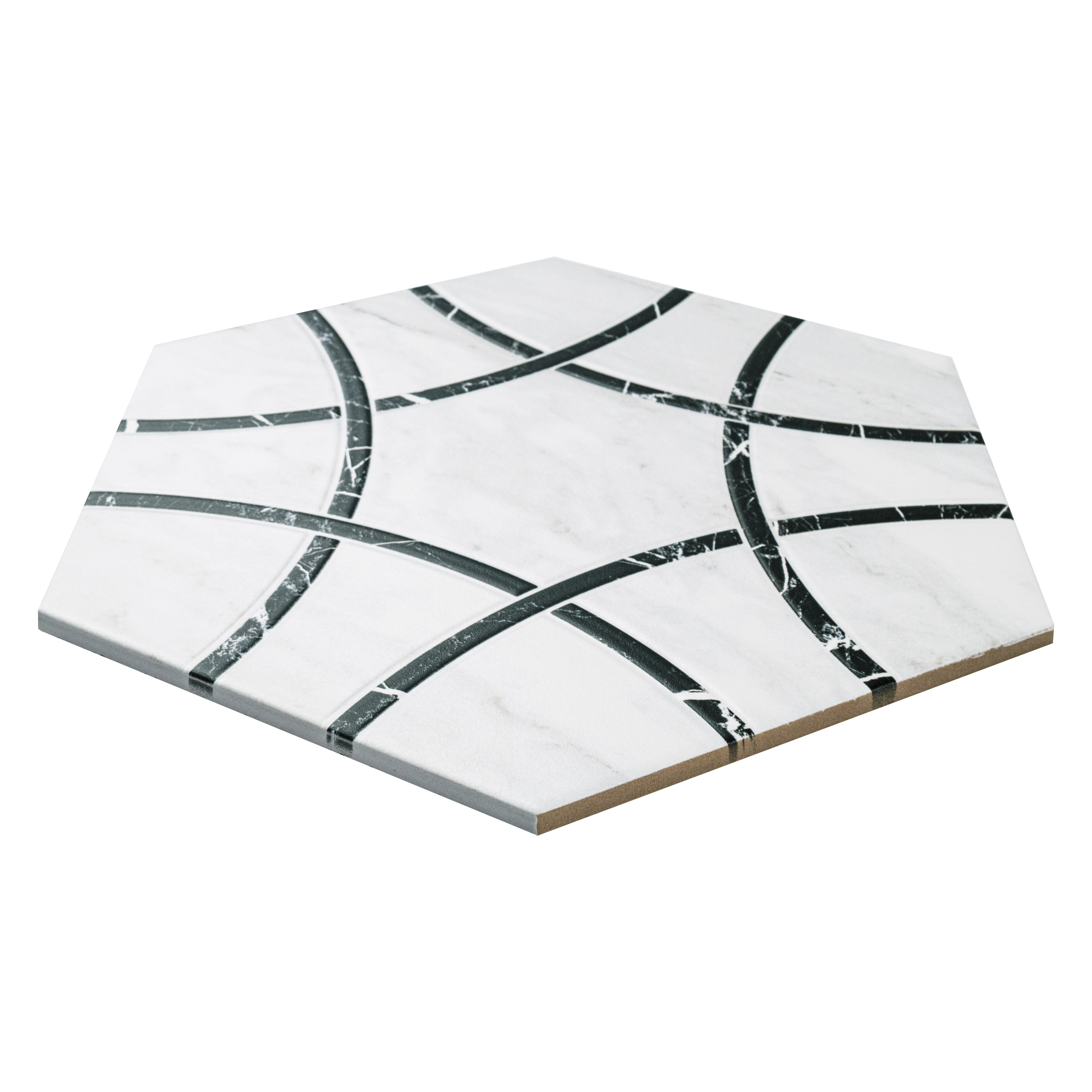 Ackland Modulo Eclipse 11" X 13" Matte Porcelain Floor And Wall Tile ...