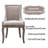 Linen Upholstered Parsons Dining Chair (Set Of 4)-1126697291