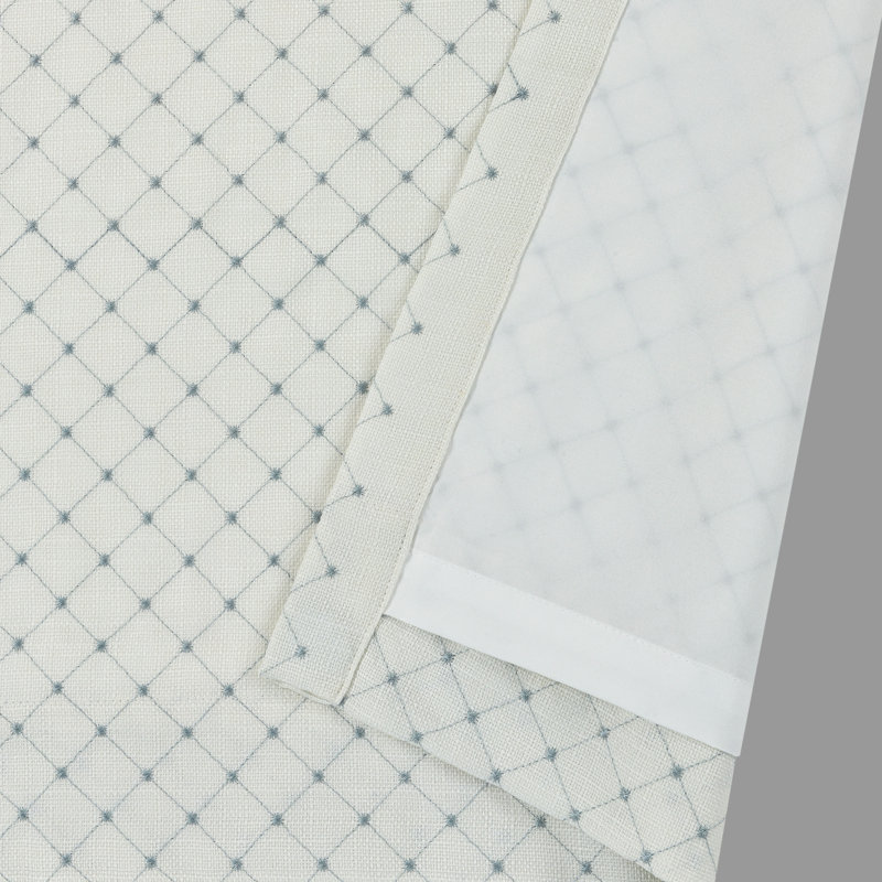Paire de panneaux de fenêtre 84 "Blue Garden, L 50 po x L 84 po