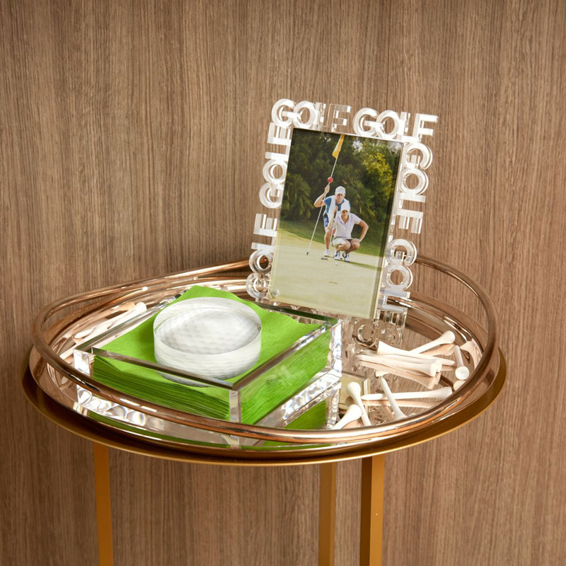 Clear Floater Picture Frame with Mat