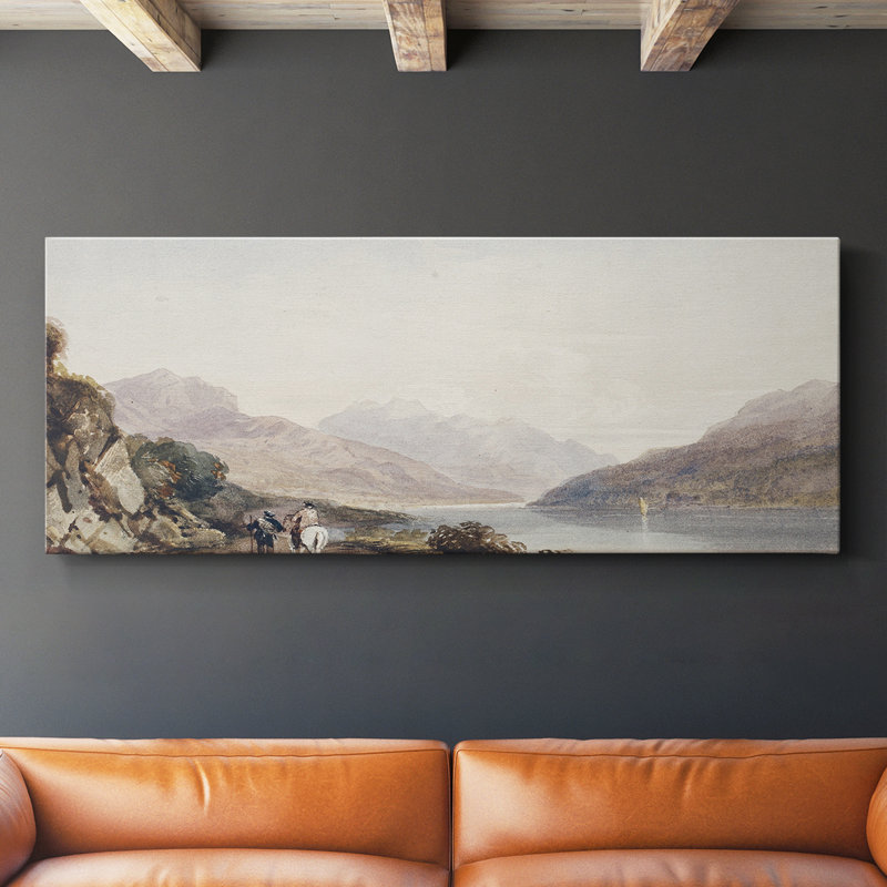 Série paysage - CMLXV - Toile tendue avec châssis - Prêt à accrocher, H 12 po x l 30 po