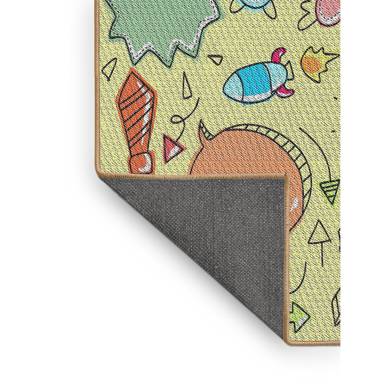 Curto Indoor Rug, Rectangle 6' x 9'