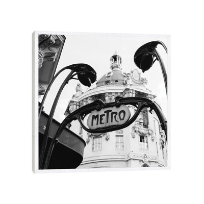 Paris Metro V 1 Piece Wall Art on Canvas