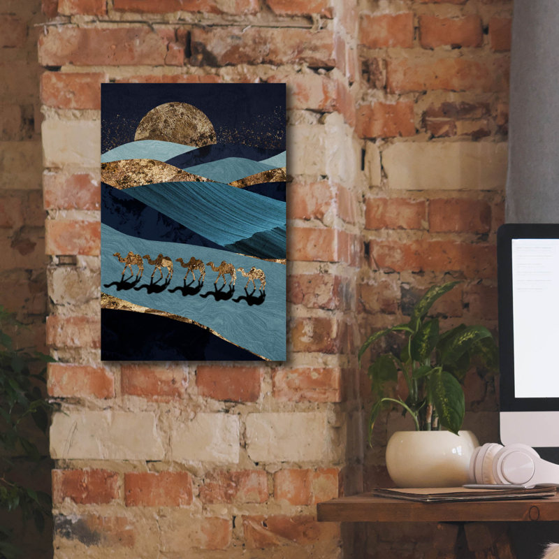 Art mural Union Rustic «Sahara» par Svetlana Aleynikova, H 18 po x l 12 po