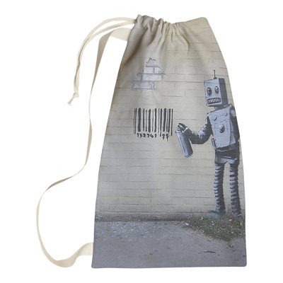 Fabric Laundry Bag with Handles