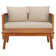 Daun Patio Bench + Table