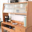 Armoire de cuisine scandinave moderne en bois massif