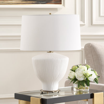 Lampe de table blanche Vesa