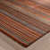 Tarren Handwoven Wool Orange/Grey Striped Area Rug