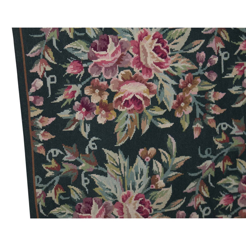 Handmade Wool Floral Area Rug
