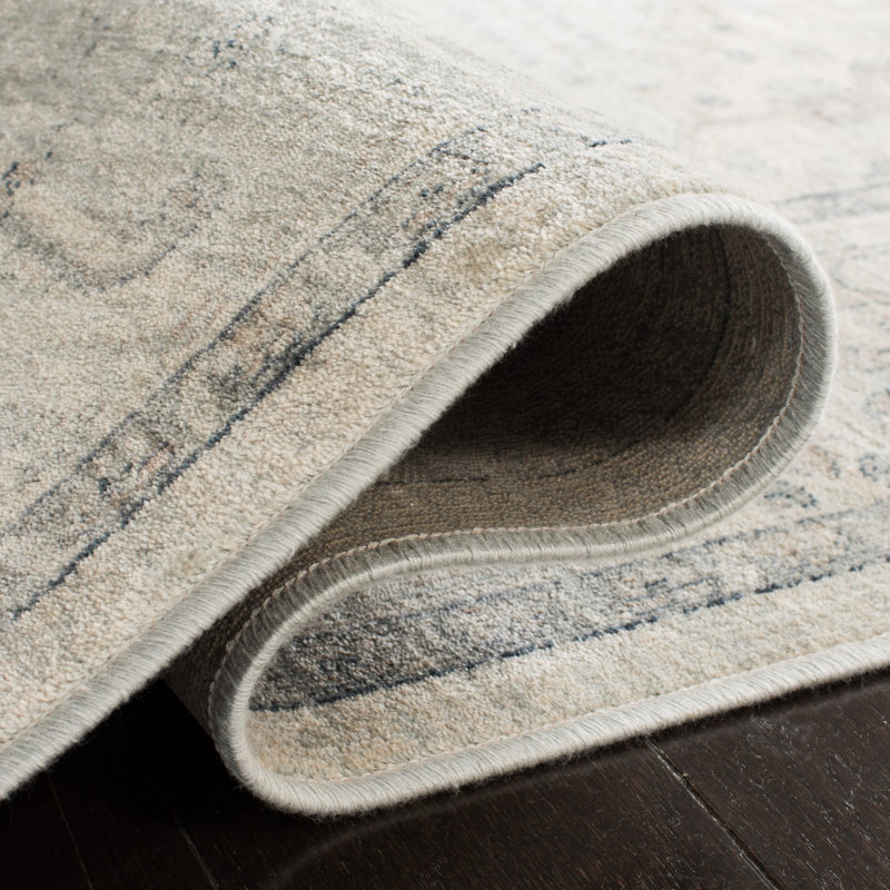 Tapis oriental bleu clair Evanoff, Tapis de couloir 2 pi 2 po x 8 pi