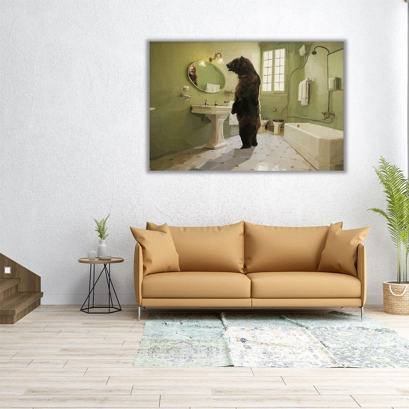 The Houseguest - reproduction d'art sur toile, H 20 po x l 30 po