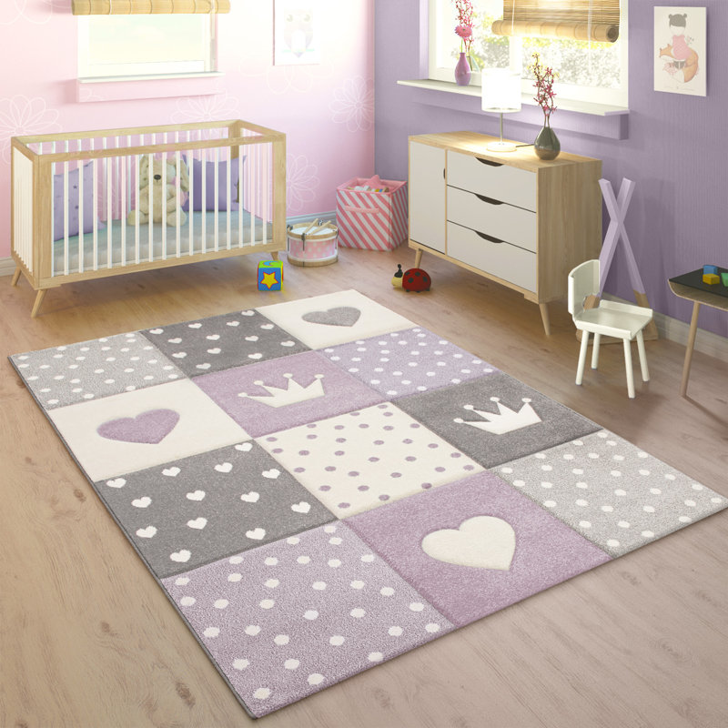 Carpet Aramantha in Purple, Rectangular 160 x 230cm