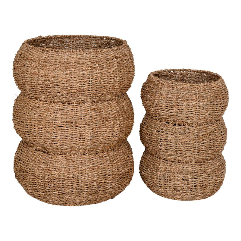 Sarbas Seagrass 2 Piece Basket Set