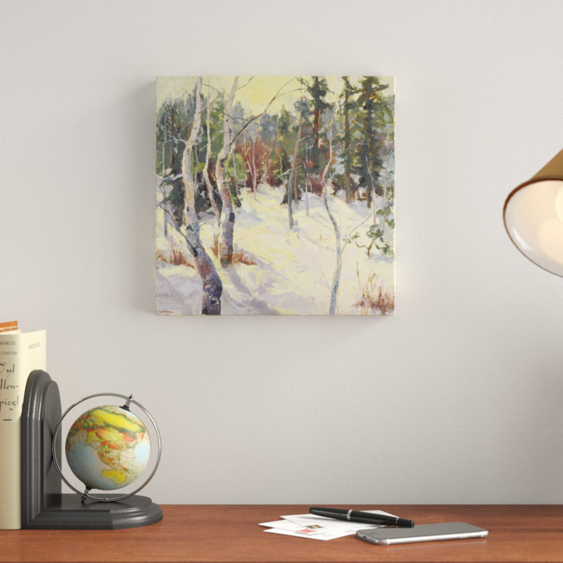 Four Seasons Aspens IV by Nanette Oleson - Wrapped Canvas Painting, 30cm H x 30cm W