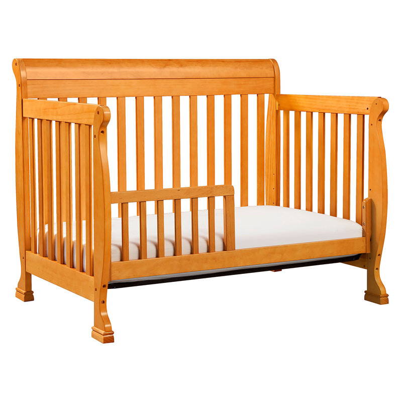 Lit de bébé convertible 4-en-1 Kalani, Chêne miel
