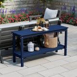 Buffet et console d'extérieur rectangulaire L 16,65 po x l 55 po Armentha