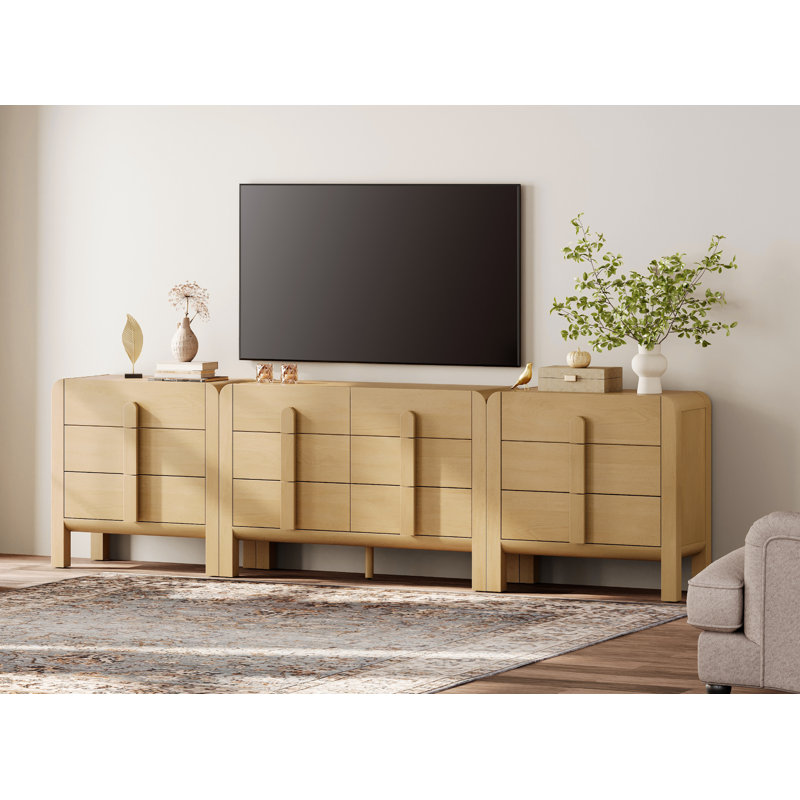 Meuble télé Adora Modern, Chêne