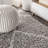 Cantera Shag Plush Tassel Moroccan Geometric Trellis Gray/Cream Rug-1039487249