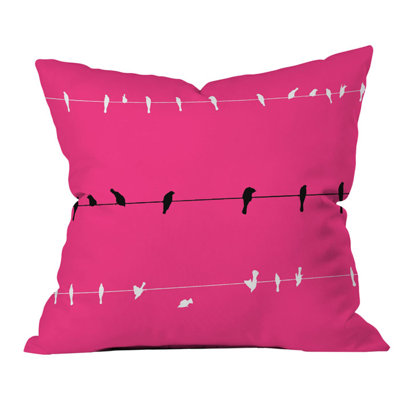 Neon Nature Outdoor Throw Pillow
