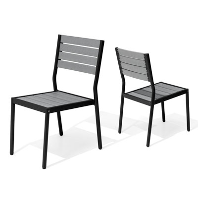Deen Auminum Stackable Outdoor Dining Chair