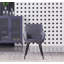 Yerres 4 Person Dining set - a Rectangular Wooden Dining Table with Metal Legs and a Set of 4 Quilted Velvet Dining Chairs for Dining Room - Modern Dining Table Set-1717742269