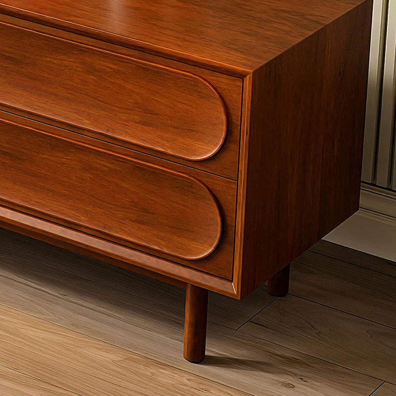Meuble télé 78,74 po brun clair + bois manufacturé, 70.87"