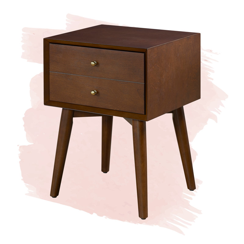 Olivet 18'' W Nightstand, Mahogany