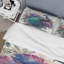 Ensemble de housse de couette en microfibre / polyester Cute Peacock Floral Art I Bedding-658207561