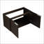 Armoire de salle de bain 36 po avec lavabo en résine, portes à fermeture douce, conception à fixation flottante