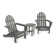 Classic Folding Adirondack 3-Piece Set