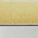 Corson Rectangle Striped Machine Woven Recycled P.E.T. Area Rug in Yellow/Cream