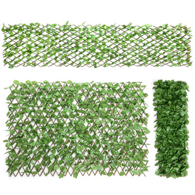 4cm Faux Ivy Hedge